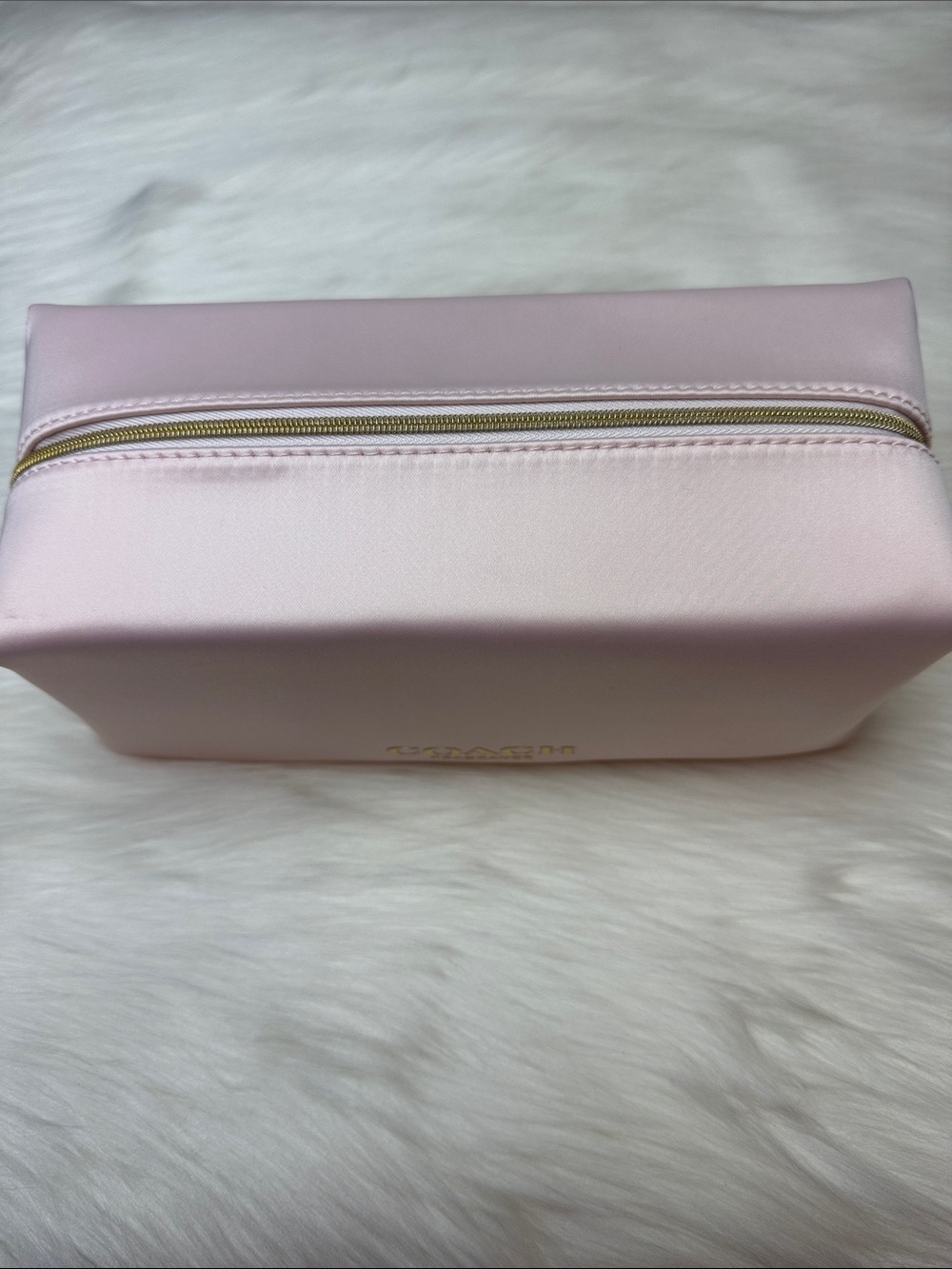 NWT Coach Fragrance Pink Toiletry Pouch, Cosmetics Bag, Makeup Bag - Picture 3 of 15